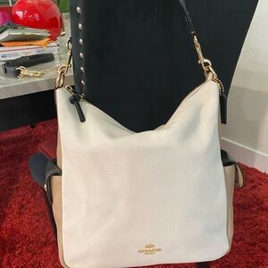 Coach Leather Hobo Bag